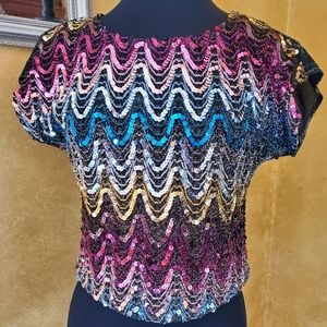 Vintage 1970's crop top